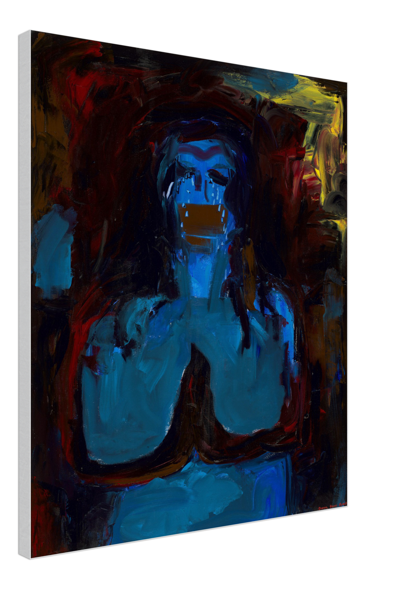 German Expressionism Print on Canvas