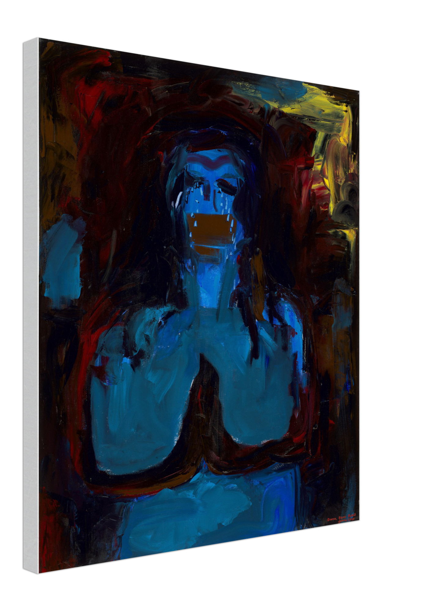 German Expressionism Print on Canvas